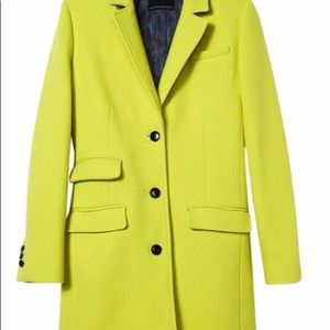 Banana Republic 3-button wool blend coat